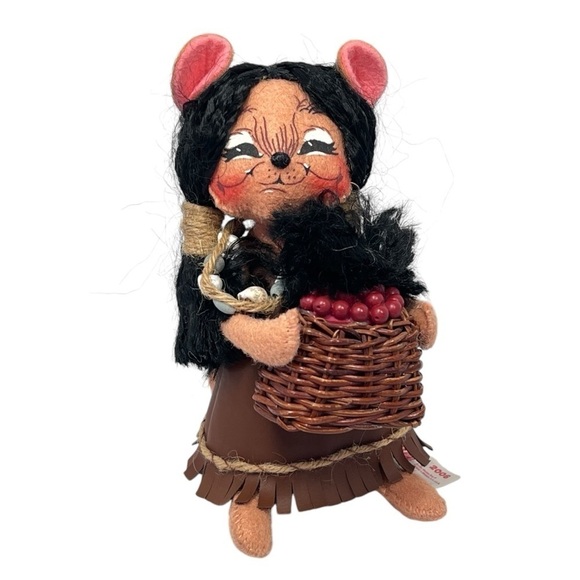 Annalee Other - NWOT ANNALEE Native American Indian 6" Girl Mouse Basket of Berries 2006